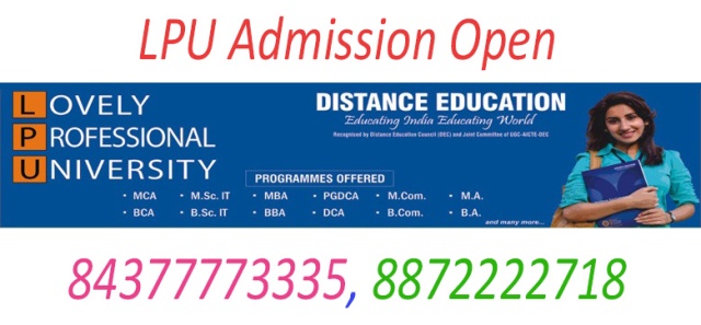 MA Correspondence / Distance Education (LPU) in Chandigarh 